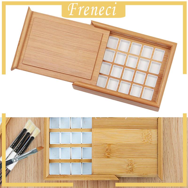 Bảng Rỗng Đựng Son Môi Màu Nước Bằng Gỗ Dành Cho Học Sinh