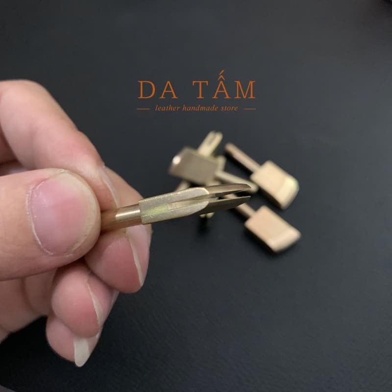 Đầu ke viền da nhiệt bằng đồng loại gắn mỏ hàn