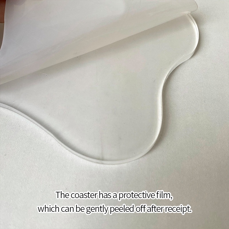 Miếng Lót Ly Cách Nhiệt Bằng Acrylic Trong Suốt Tiện Dụng