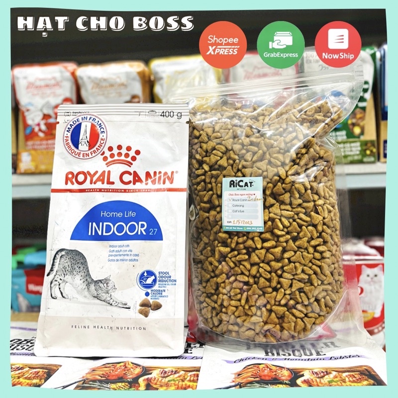Thức Ăn Hạt Theo Yêu Cầu Cho Mèo | CATSRANG | CATS EYE | CATS ON | ROYAL CANIN KITTEN, FIT, INDOOR - Túi zip 1kg