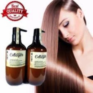 Cặp dầu gội xả Collagen Mefaso Italy ( 800ml x 2) siêu mềm mượt,