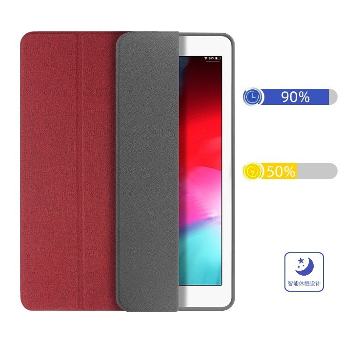 Bao da Mutural cho iPad Pro 11.0/12.9 2018/2020/2021/Air 2/3/4/10.9/10.5/10.2/Gen 7/8/9.7/6/Mini 4/5 có khay đựng bút | BigBuy360 - bigbuy360.vn