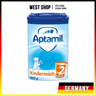 Sữa aptamil kindermilch 2+ cho trẻ trên 2 tuổi, 800g