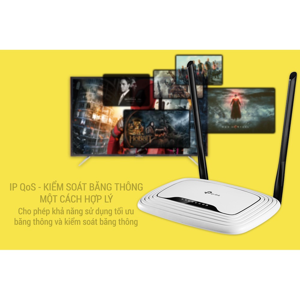 [Chính Hãng] Bộ Phát Wifi TP-link TL-WR841N Chuẩn N Tốc Độ 300Mbps  - SPANA