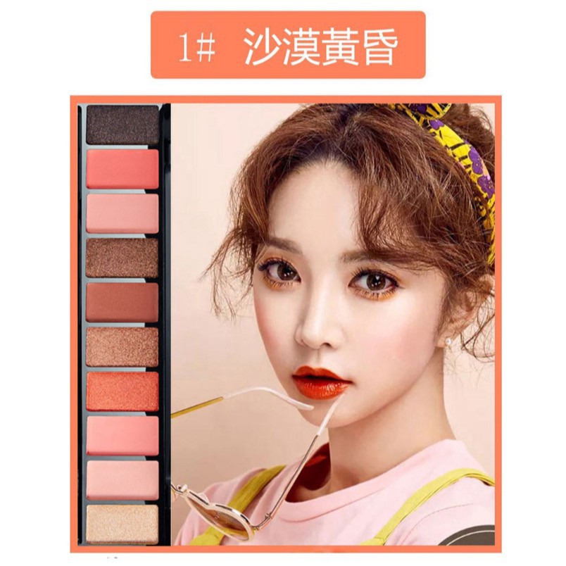 Bảng Phấn Mắt Lameila Play Color Eyes Cherry Blossom 10 màu để trang điểm | BigBuy360 - bigbuy360.vn