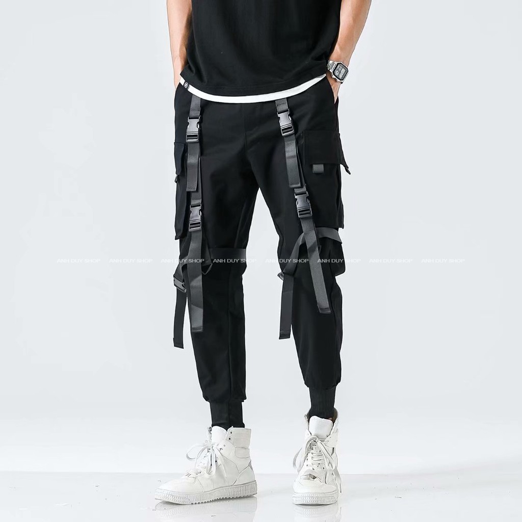 Quần Jogger Nam Kaki Túi Hộp Phong Cách Hiphop Đường Phố Thể Thao Unisex Nam Nữ ANH DUY SHOP JG10