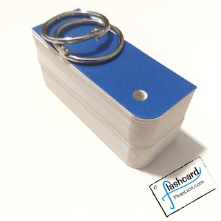 Nhập PHAN0815K giảm 15k - Mua 1 tặng 2 - 10 xấp thẻ flashcard trắng 3x8cm bo 1 góc kèm kho