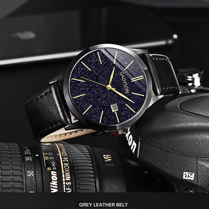 Đồng Hồ Nam Dây Da GADYSON Thiết Kế Mới Sang Trọng Lịch Lãm - M9