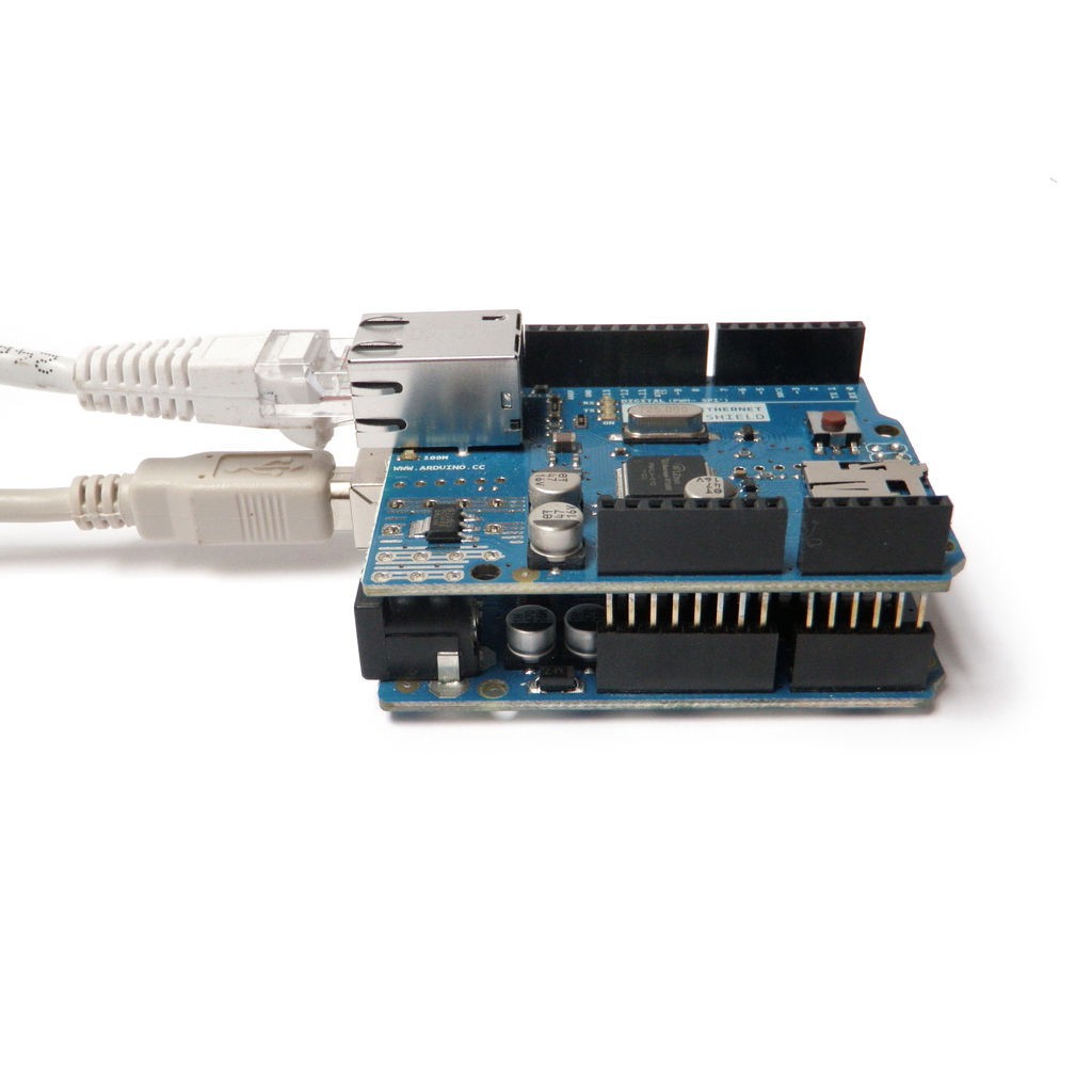 Giá sốc Combo Arduino Uno R3 chíp cắm và module Ethernet  W5100  Linh kiện Trung Thanh