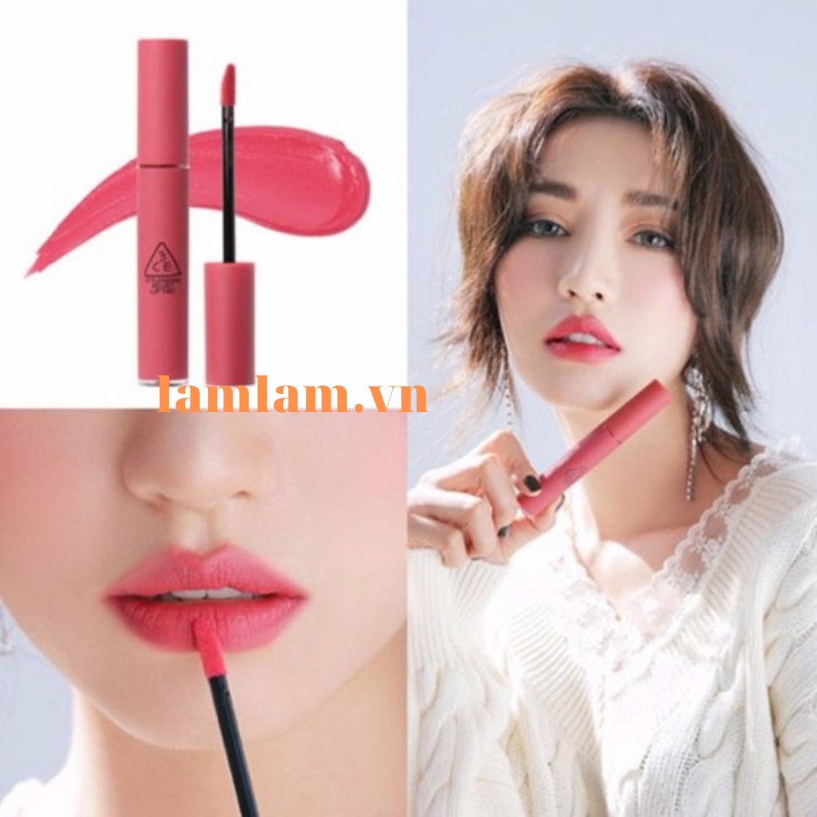 Son Kem Lì 3CE Velvet Lip Tint 4g màu #Pink Break - #Best Ever