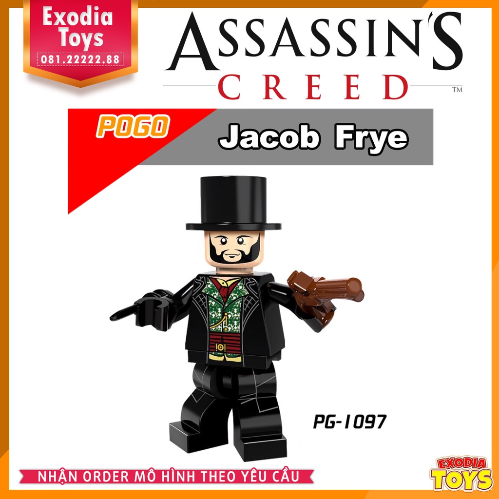 Xếp hình Minifigure nhân vật trò chơi Assassin's Creed - Đồ Chơi Lắp Ghép Sáng Tạo - POGO PG8086