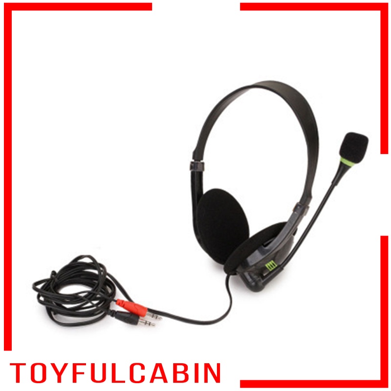 Tai Nghe Chụp Tai Jack 3.5mm Chống Ồn Có Micro Tiện Dụng Cho Máy Tính