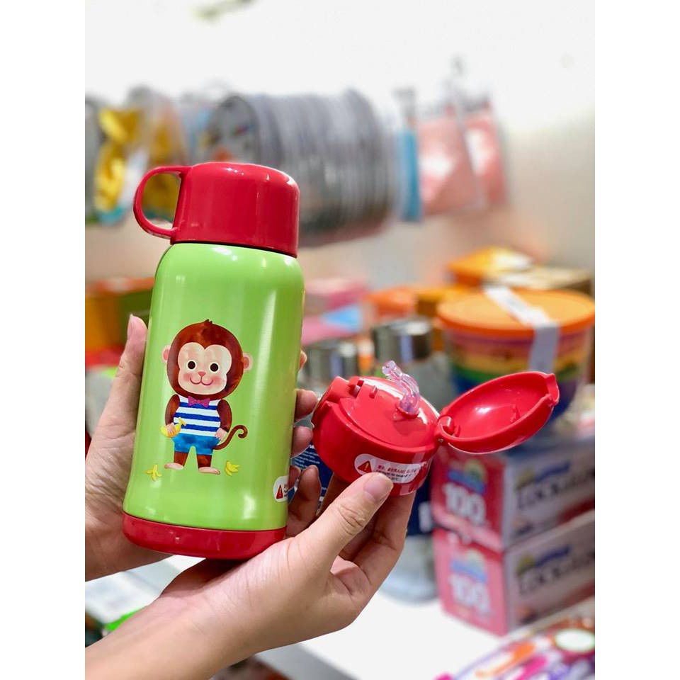 Bình giữ nhiệt Lock&Lock cartoon vacuum bottle LHC1435-550ml - TRUCANHSG