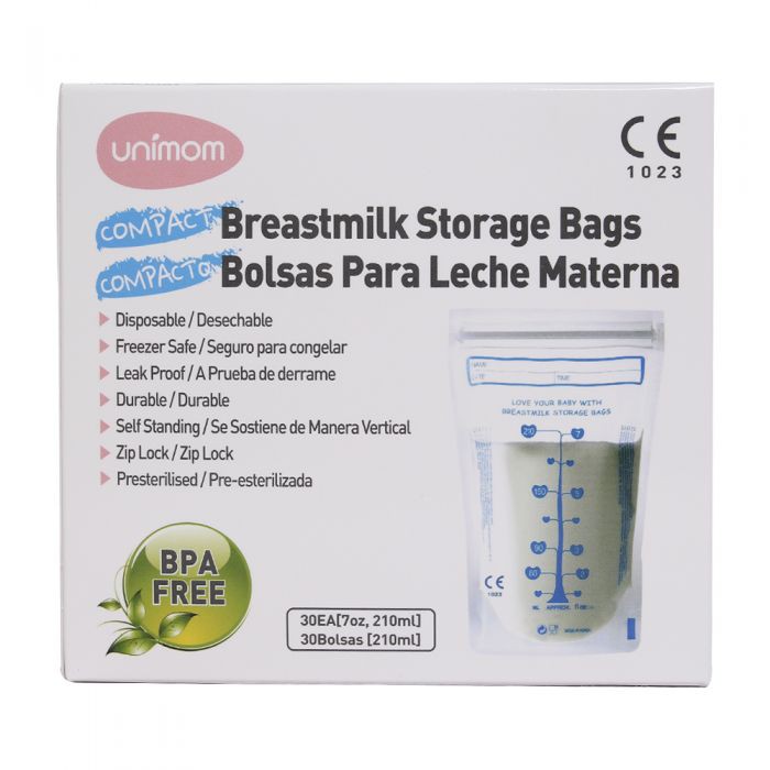 Túi trữ sữa Unimom Compact hộp 30 túi / 60 túi / 20 túi / 10 túi