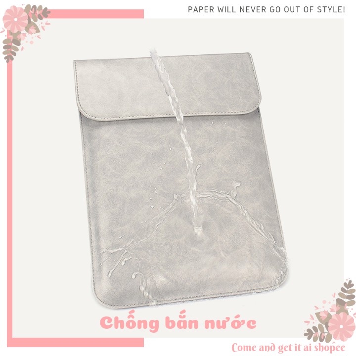 TẾT Túi chống sốc bao da Laptop / Macbook cao cấp 13,3 14 15,6 inch PU01 - Bảo Hành 1 Năm - Đựng Bao Da Nam Nữ - . ₈ . `