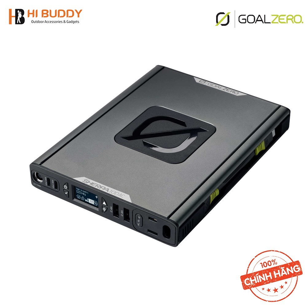 Sạc Dự Phòng Không Dây Cho Điện Thoại Và Laptop Goal Zero Sherpa 100AC Hàng Chính Hãng – Hi Buddy Shop