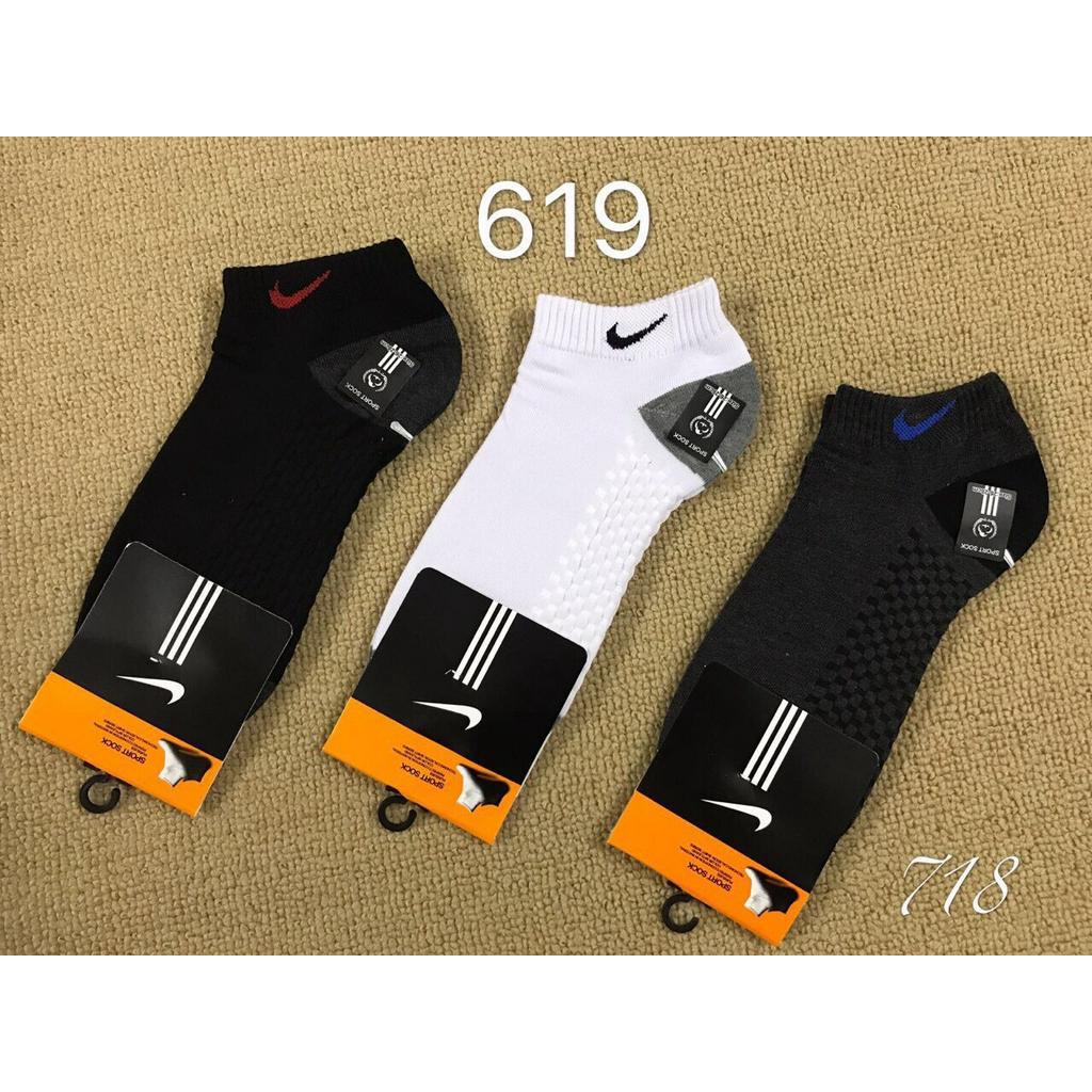 Tất nam thun cotton set 3 đôi - Tất nam thun cotton chống hôi chân - Co dãn 4 chiều dài đến mắt cá chân - Vạn Xuân Shop