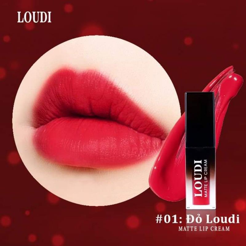 SON LOUDI 8 MÀU_ĐỎ LOUDI