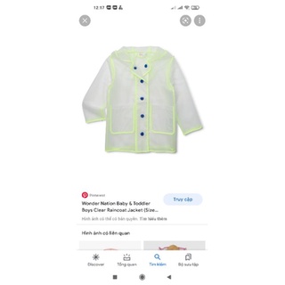 Áo mưa cho bé ( size 1_5y)..