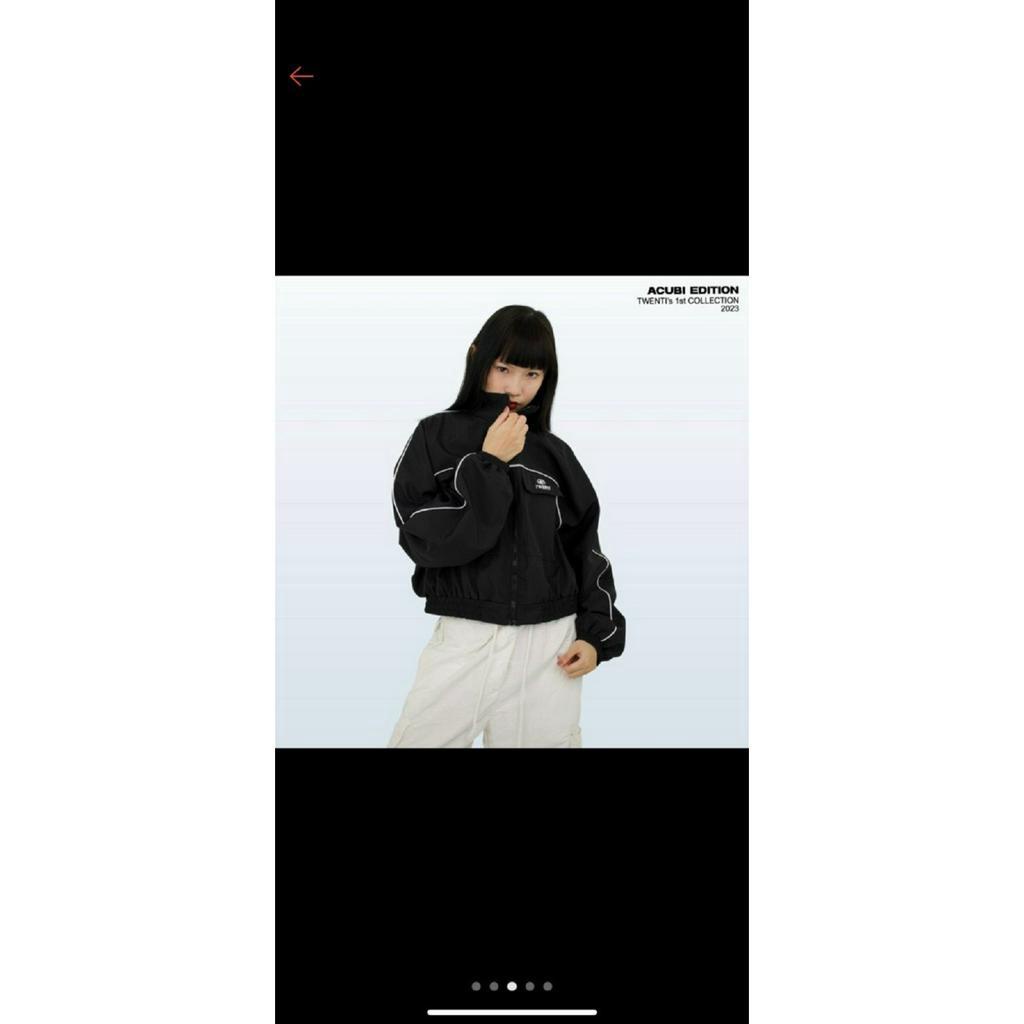 Áo Khoác Dù Cổ Đứng Form Croptop Chạy Sọc Mẫu Mới - ĐĂNG QUANG CLOTHER