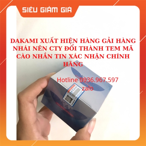 [Mã 99FMCGSALE giảm 8% đơn 500K] KEM DAKAMI II MẪU MỚI ❤️ [ CHÍNH HÃNG ] ❤️ CHỐNG LÃO HOÁ HÀN QUỐC CHÍNH HÃNG 30gr