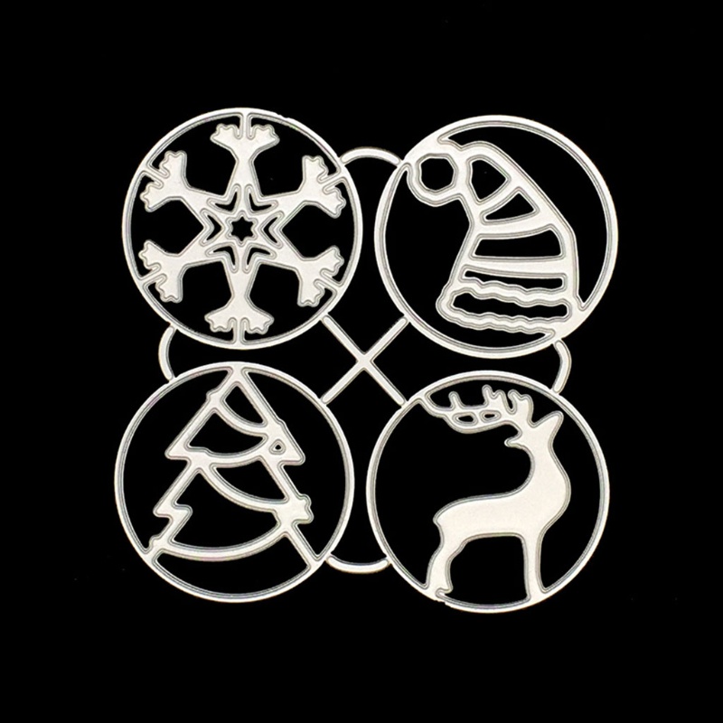 Khuôn Cắt Giấy Kim Loại Hình halloween Giáng Sinh Thẻ