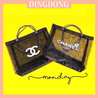 [Hàng Đẹp] Túi Xách Lưới Thời Trang Siêu Hot Kèm Dây Nơ Logo
