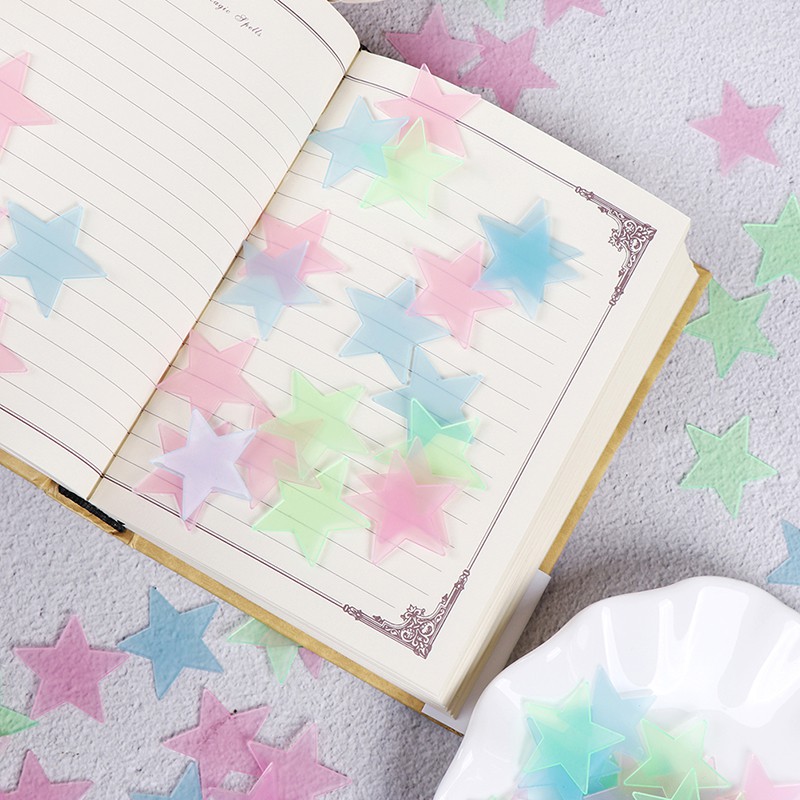 Bộ 100 Ngôi Sao 3d Dán Tường Trang Trí