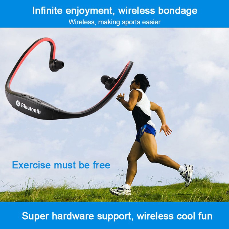 Tai nghe bluetooth thể thao có khe thẻ nhớ