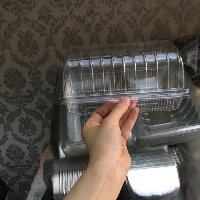 Combo 600 hộp nhựa ( đựng bánh cuộn, hoa quả) + 7kg túi
