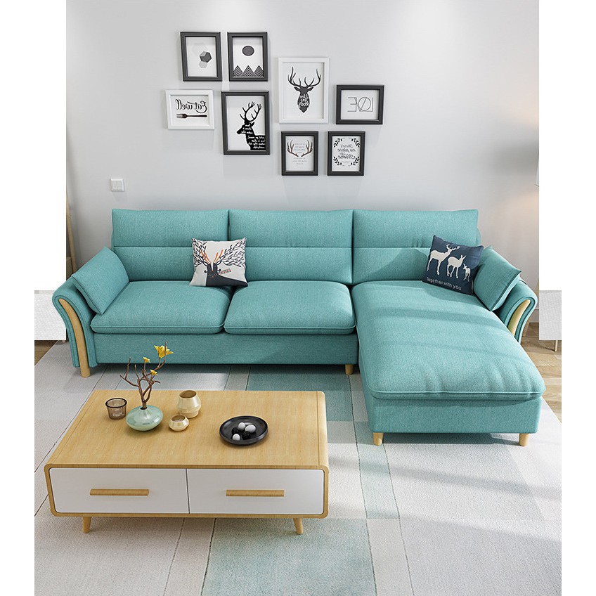 Sofa Góc Tay Gỗ Đẹp Sang Trọng DP-SG30