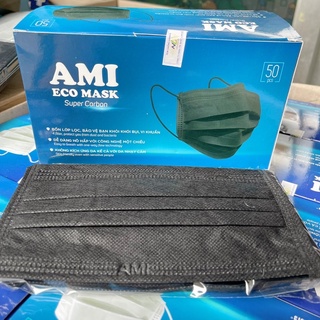 Khẩu trang y tế AMI 4 lớp màu đen