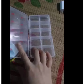 Hộp Đựng móng,đựng đá, đựng charm, 10 số siêu đẹp