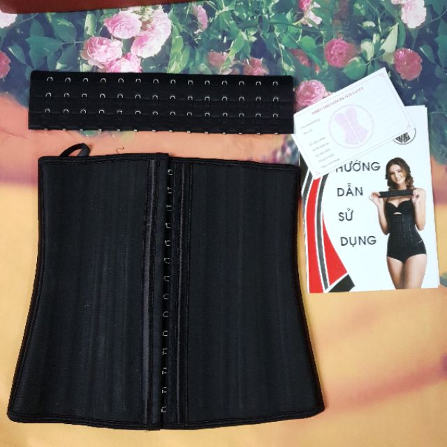 Đai nịt bụng  latex 25 xương thép nhập khẩu chính hãng hi lạp