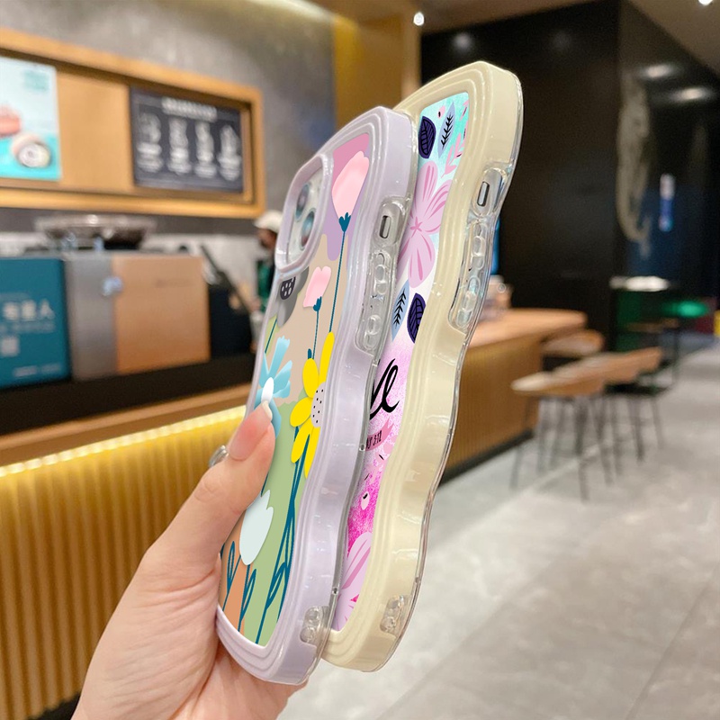 Suntaiho Ốp lưng iphone mềm trong suốt in hình hoa thích hợp cho iPhone XR 11 Pro 11 12 13 Pro max XS max XR 7/ 8plus