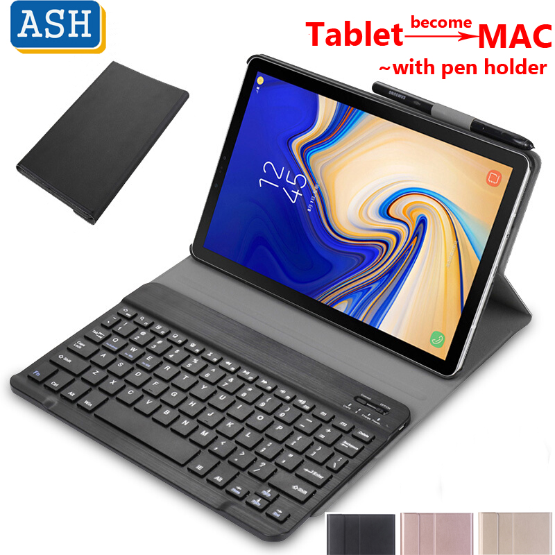 Bao Da Kèm Bàn Phím Không Dây Cho Samsung Galaxy Tab A 8.0 2019 T290 T295 / Tab A 8.0 & S Pen P200 P205