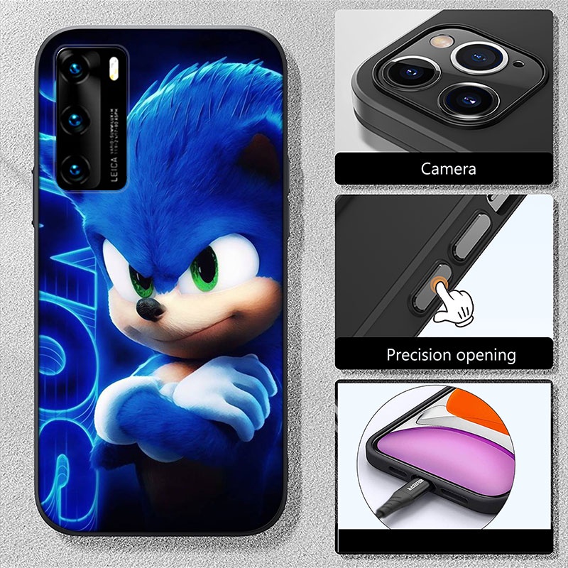 Ốp Điện Thoại Mềm Hình Nhím Sonic FO74 Cho OPPO A5S A7 A8 A12 A12S A31 A37 A39 A57 A59 A77 A83 F1S F3 F7
