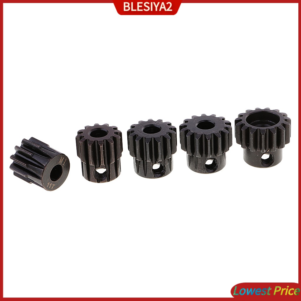 [BLESIYA2] 1/8 RC Truck Car Parts M1 5mm 11T 12T 13T 14T 15T Pinion Motor Gear Set DIY