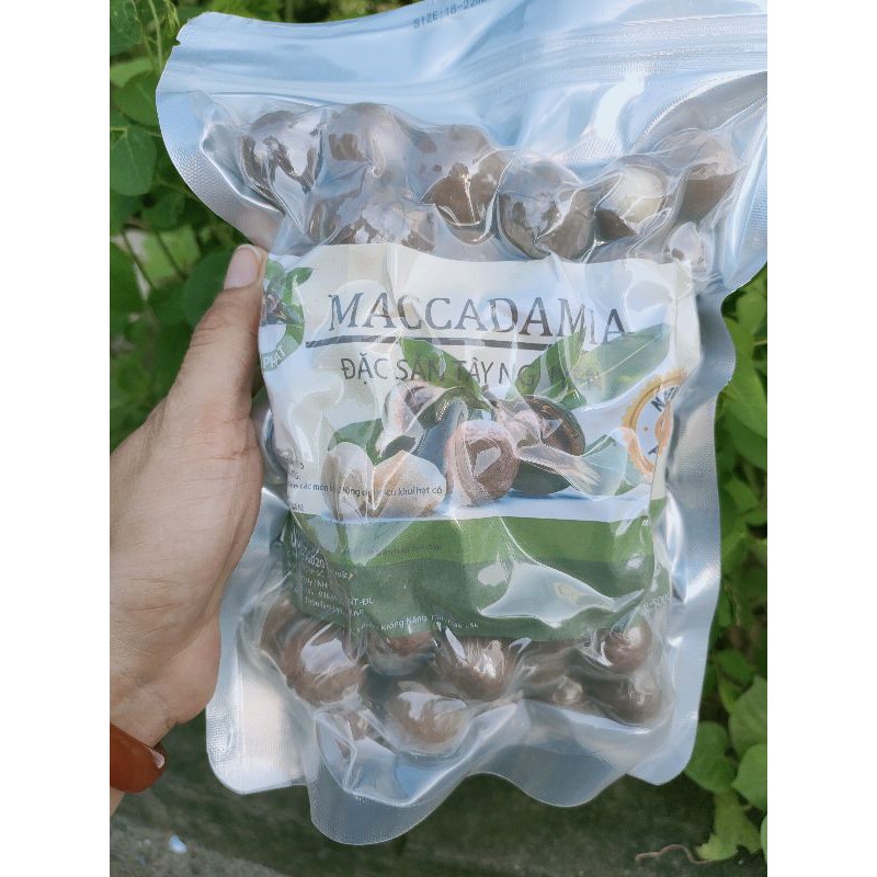 500g hạt macca ăn liền tặng kèm lẫy tách