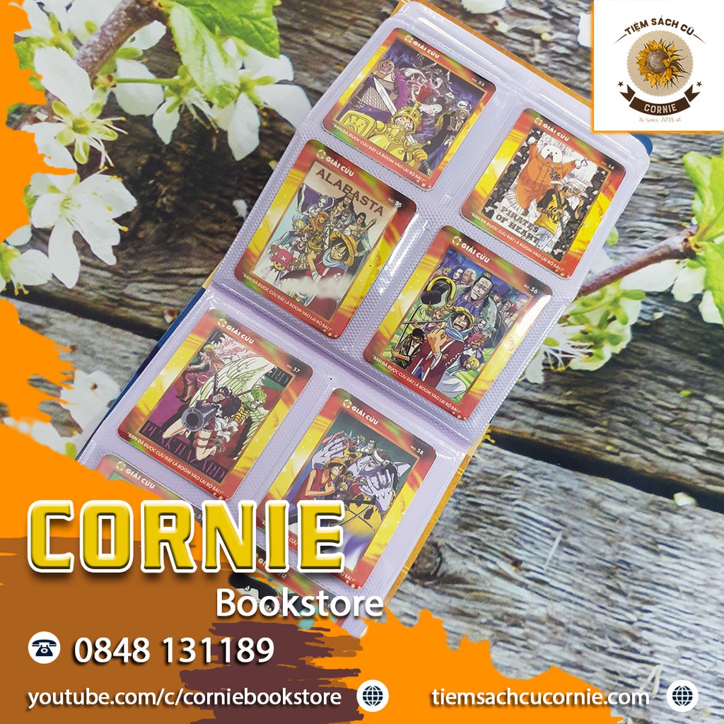 COMBO Trọn Bộ 61 Thẻ TOONIES One Piece BOOM Bộ Cơ Bản