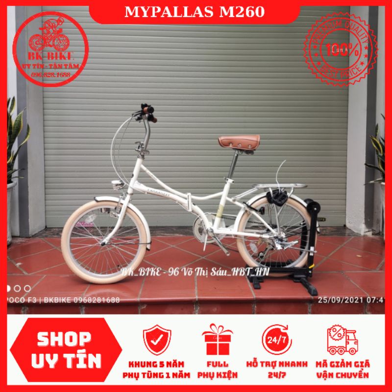 Xe Đạp Gấp MYPALLAS M260 Nhật Bản - Group Shimano 7 Speed