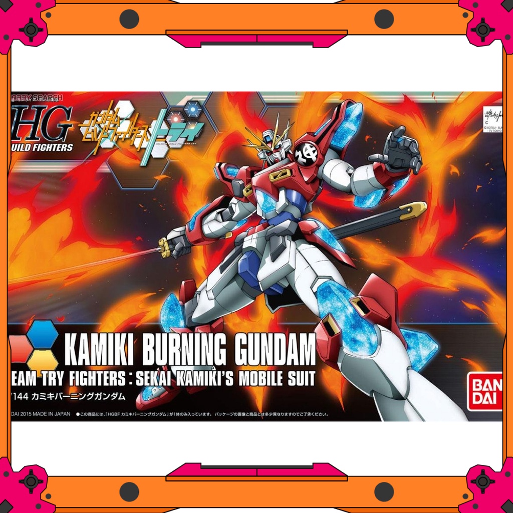 Mô hình lắp ráp Bandai Gundam HG BF 1/144 Kamiki Burning Gundam