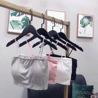 Áo bra 2 dây mảnh gân tăm cực xinh