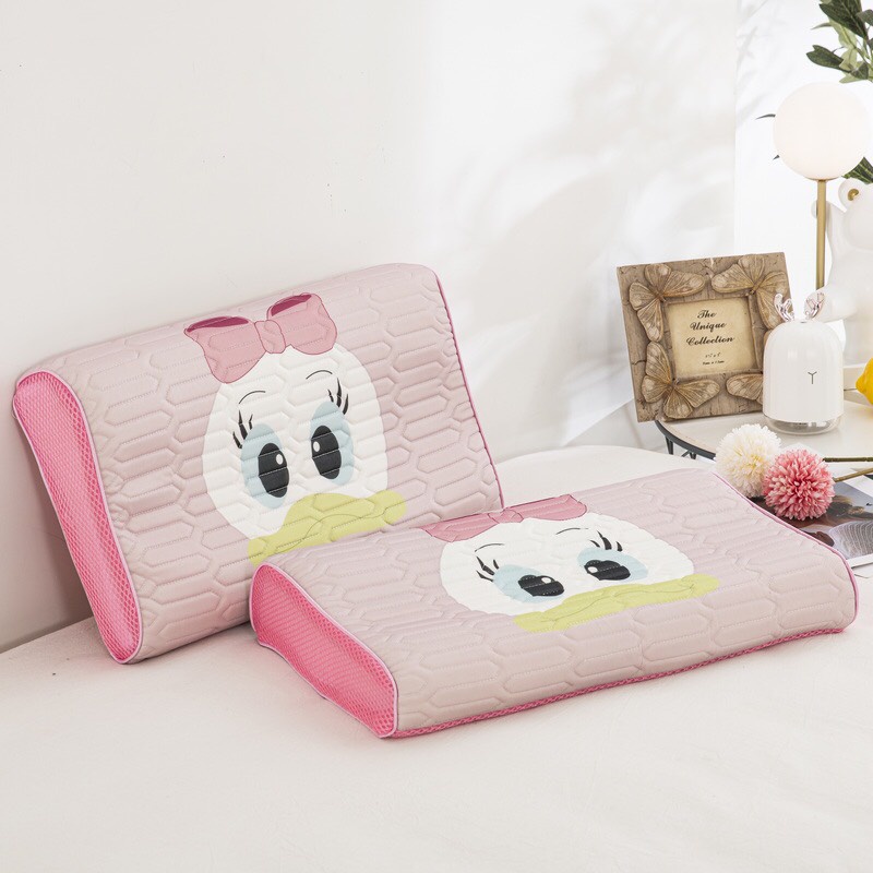 Gối cho bé cao su non cao cấp mềm mại êm ái, ruột gối cao su non đàn hồi tốt, vỏ gối tencel thấm hút mồ hôi thoáng khí