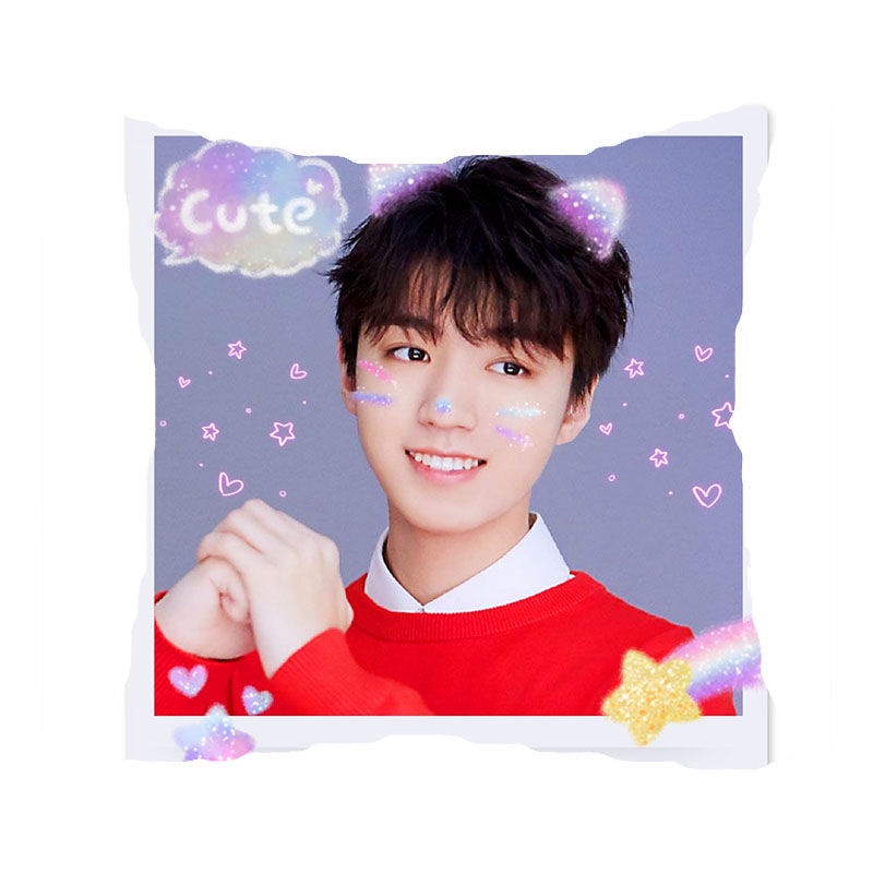 Vỏ Gối In Hình Nhóm Nhạc Tfboys Độc Đáo