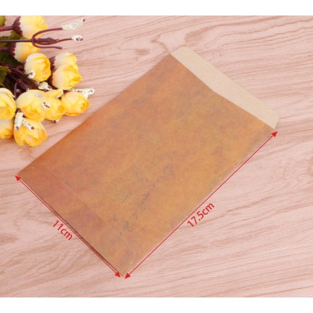 Bộ 5 bao thư bằng giấy phong cách cổ điển độc đáo