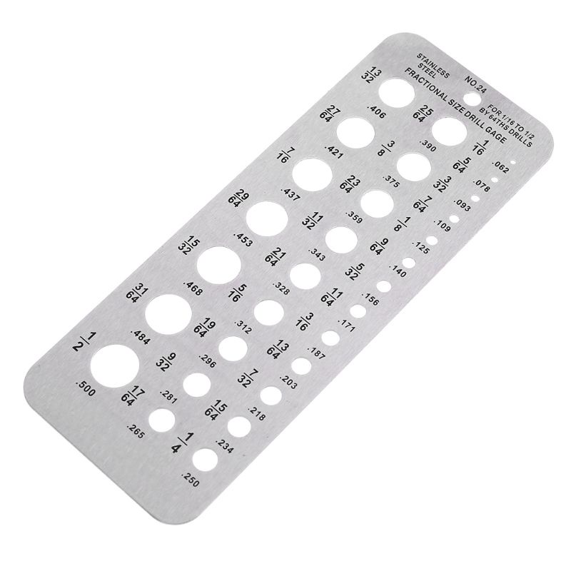 Bộ 29 Mũi Khoan Bằng Thép Không Gỉ Chuyên Dụng Cho 1 / 16 Đến 1 / 2 by 64ths