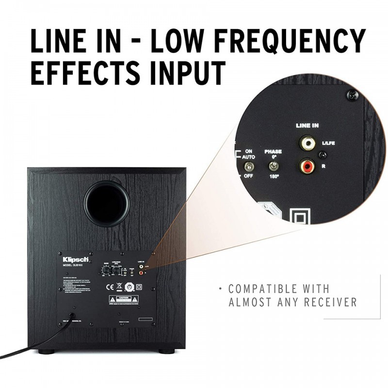 Loa Subwoofer Klipsch Synergy Black Label Sub-100 hàng chính hãng bảo hành 12 tháng