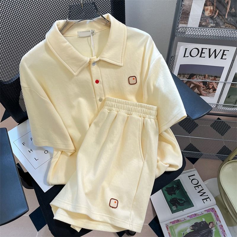 Set Đồ Thể Thao Có Áo Thun Tay Ngắn Cổ polo + Quần Short Năng Động Hợp Thời Trang  tao bao