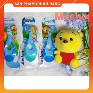 Bàn Chải đánh răng JORDAN cho bé từ 0-2 tuổi( hàng chuẩn Úc)